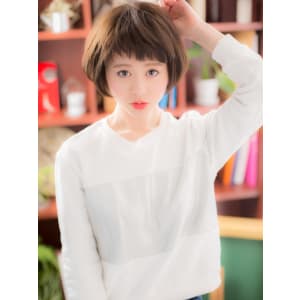 ゛短めバング゛で、脱！☆定番ボブb