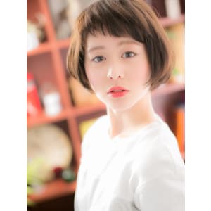 ゛短めバング゛で、脱！☆定番ボブa