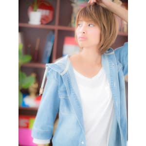 ハイトーンカラーで★アクティブボブb