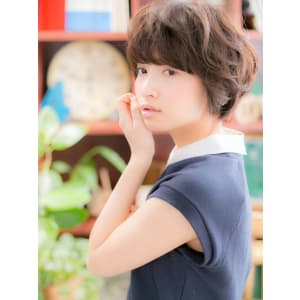 《等身大の》ラフマッシュボブa
