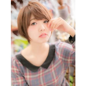 顔だちキュートに♪ツヤさらショートa