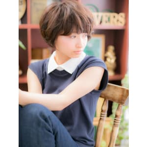 【横顔スタイル】《等身大の》ラフマッシュボブ