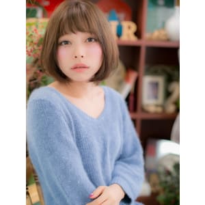 丸み♪シルエットの愛されボブｂ
