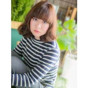 【前髪がポイント☆カジュアルボブ】