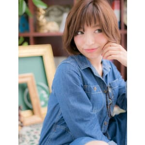 ショートバングとラフ☆ミディｂ