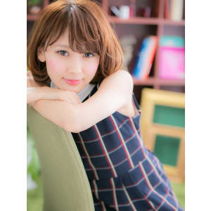 遊ぶ毛先が可愛い♪大人sweetボブｃ