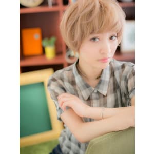 ≪ハイトーンｘ無造作感≫技ありショートｃ
