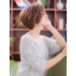 【ボブスタイル】【大人スウィート】‥なハンサムミディ