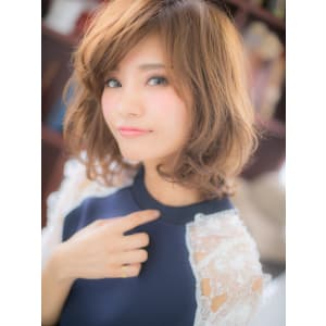 【デジタルパーマ】クールフェミニン‥なふわミディ