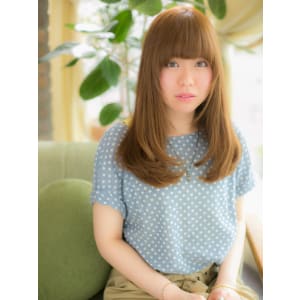【前髪のパーマが決め手♪目ヂカラUPバング】