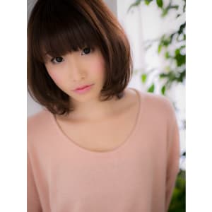揺れる毛先が可愛い★エアリー小顔ボブ