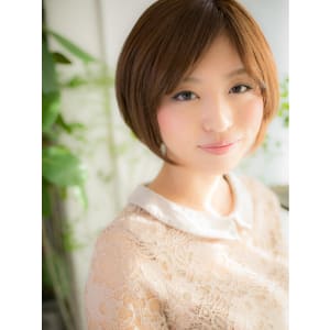 乾かすだけで可愛い！愛されショートボブ