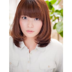 ボブこそ縮毛矯正な、ナチュラルミディー