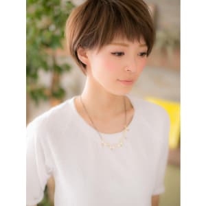 潤いカラー☆で゛シンプルショート゛b