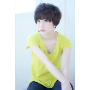 グレージュカラーの暗髪ショートカット【N-395】 - ALICe by AFLOAT【アリスバイアフロート】掲載中