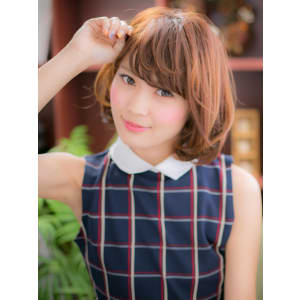遊ぶ毛先が可愛い♪大人sweetボブa