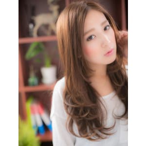 カールで織りなす 《コケティッシュロング》a