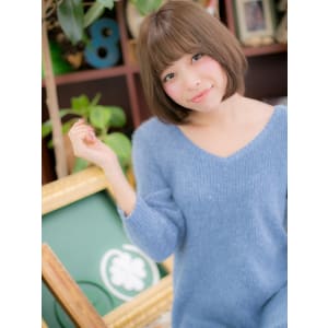 【丸み♪シルエットの愛されボブ】