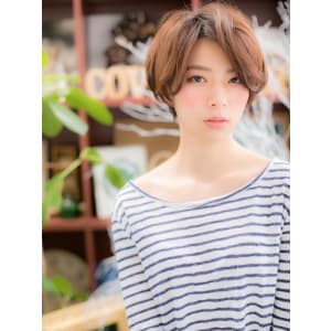 ドライな質感☆やわふわショートボブa