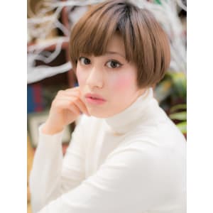 ツヤ色マッシュショートa
