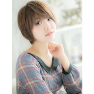 顔だちキュートに♪ツヤさらショートa