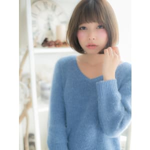 丸み♪シルエットの愛されボブｂ