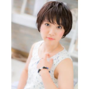 【ひし形シルエット＜ナチュラルショート＞】