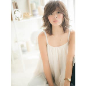 絶妙なふわボサ感《エフォートレスミディ》ｂ
