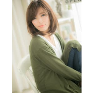 透け感カラーで大人ミディb