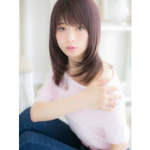 【ぱっつんバング】゛ダークトーン゛のさらつや♪ストレート