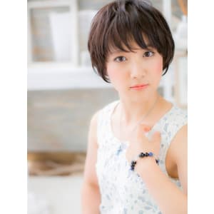 ひし形シルエット＜ナチュラルショート＞ｂ