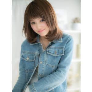 ショートバングで【甘辛ミディ】ｃ