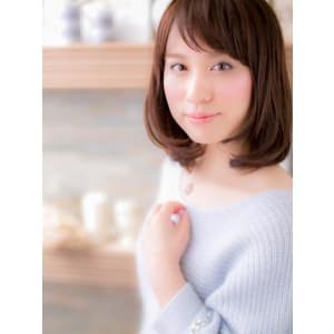 【ボブスタイル】清楚な≪フェミニンミディ≫