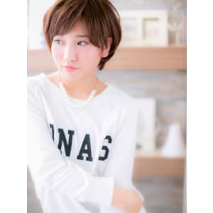 【ショートスタイル】耳かけでガーリーに♪♪ラブショート