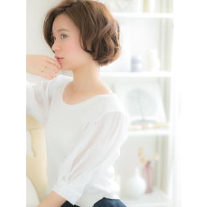 【横顔スタイル】大人カジュアルなフェミニン☆ボブ