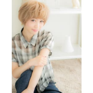 【ハイトーン】≪ハイトーンｘ無造作感≫技ありショート