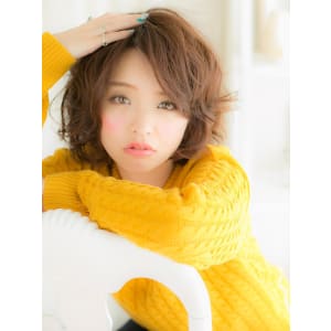【デジタルパーマ】ランダムな毛先が◎大人ドーリーヘア