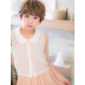 【ハイトーン】プラスパーマで♪¨モテカジュ¨ショート