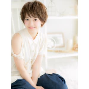 【ショートスタイル】ピュアな透明感”美人顔”ショート