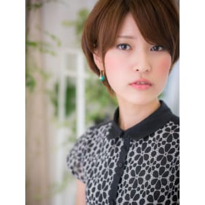 耳かけがオススメ★クールbeautyな艶ショートｂ