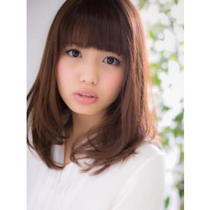 ピュアな前髪★イノセントgirlな艶セミディー2