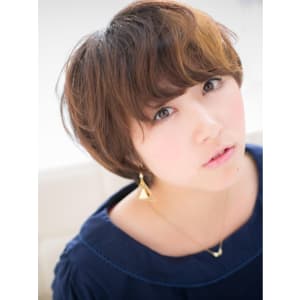 クセ毛っぽく！やわ♪ふわ♪ガーリーショートa