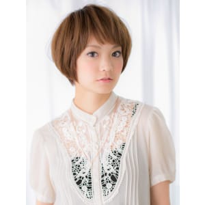 バングも決め手のおしゃれ度アップ★ショートa