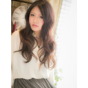 美人顔カラー☆ツヤふわロング