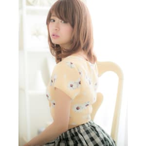《隠しカール》…で癒し系♪ミディb