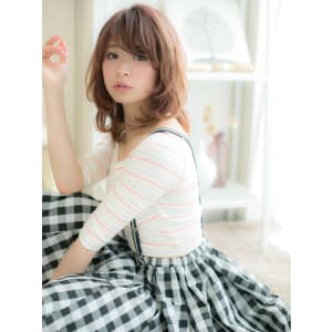 ゛うるツヤ゛ウェーブで…☆ガーリーセミディb