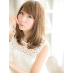 ゛ヌーディカラー゛で女子力♪セミディa