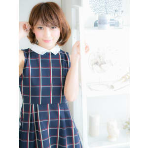 遊ぶ毛先が可愛い♪大人sweetボブb