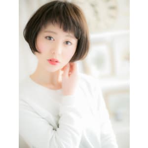 ゛短めバング゛で、脱！☆定番ボブa