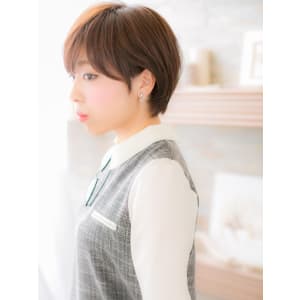 丸みがポイント☆シンプルショートb